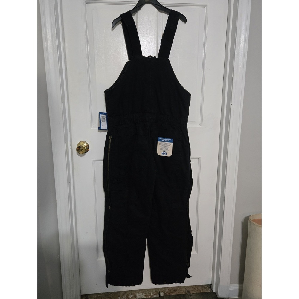 Polar King Premium Insulated Bib Overall Black 276.07 Small Short